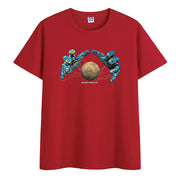 Street personality trend short-sleeved trendy loose round neck t-shirt