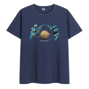 Street personality trend short-sleeved trendy loose round neck t-shirt