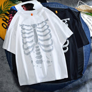 Casual Reflective Hedging Creative Fun Short Sleeve Top