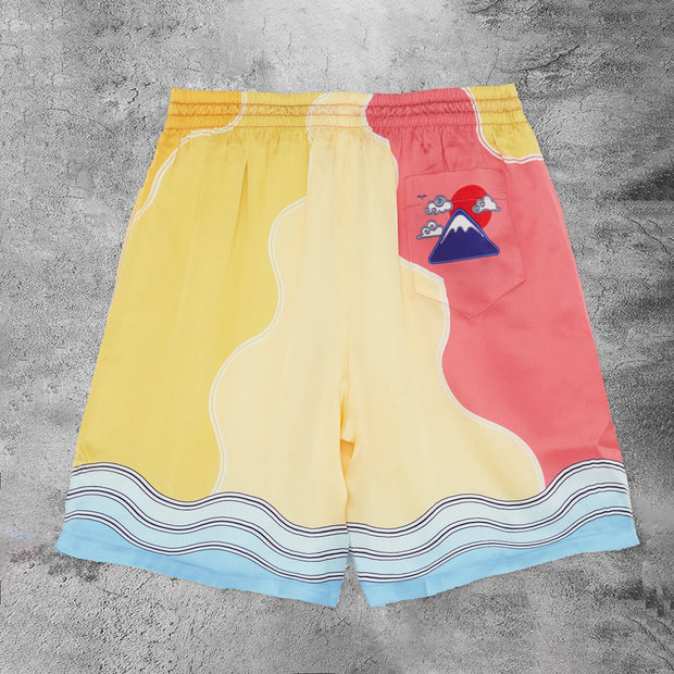 Art Noble Luxury Print Shorts