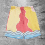 Art Noble Luxury Print Shorts