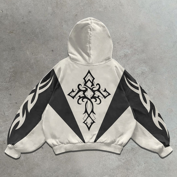 Cross casual street hoodie