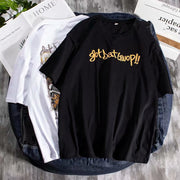 Hip-hop loose trendy brand short-sleeved t-shirt