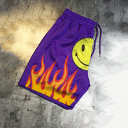 Fashion street style trend print sports shorts