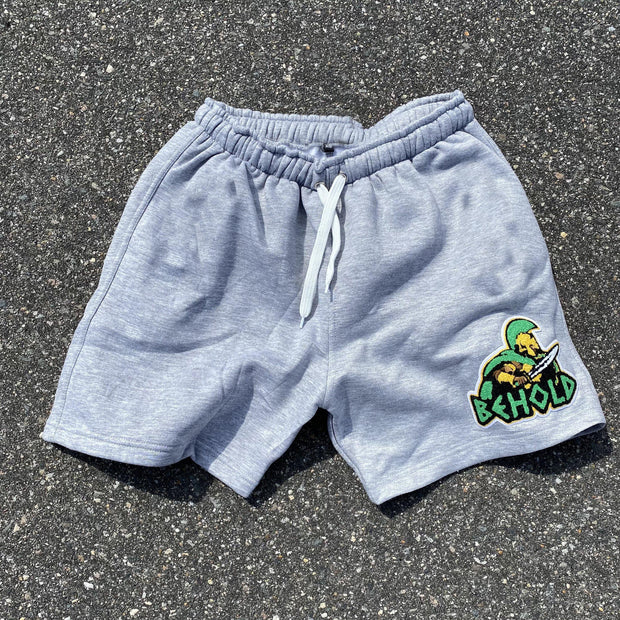 Statement print baggy shorts