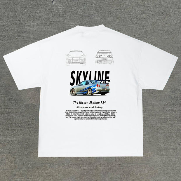 Casual personalized printed loose T-shirt