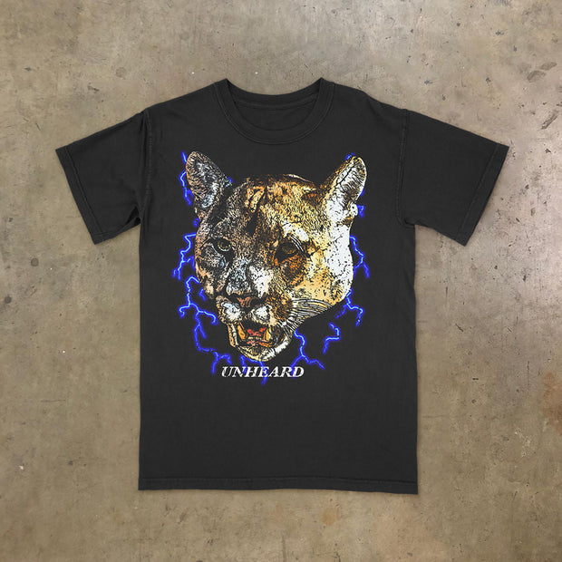 Street style personality printed short-sleeved T-shirt