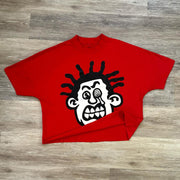 Fashion Street Style Cartoon Print Short Sleeve T-Shirt