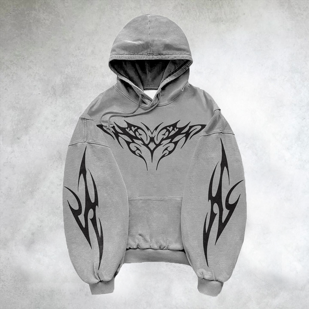 Fashionable and stylish street style printed hoodie