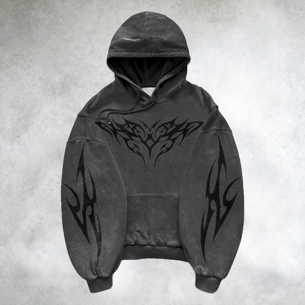 Fashionable and stylish street style printed hoodie