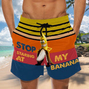 Spoof banana shorts