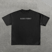 God First Print Short Sleeve T-Shirt