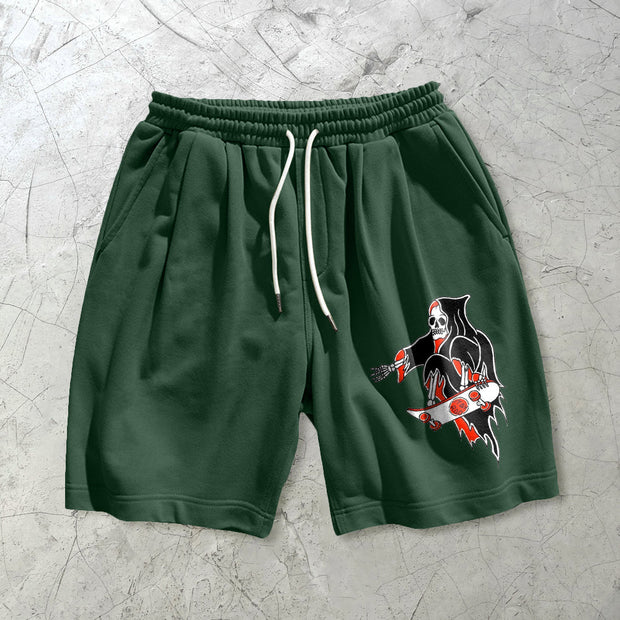 Personalized funny printed casual loose shorts