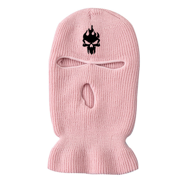 Fashion warm ski three-hole hat