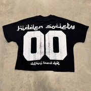 Street Boy Print Short Sleeve T-Shirt