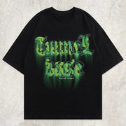 Moss Letter Embroidery Tee