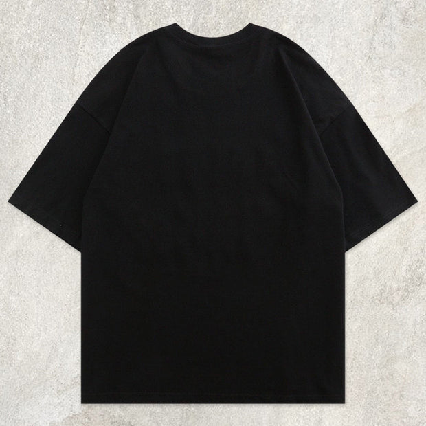 Moss Letter Embroidery Tee