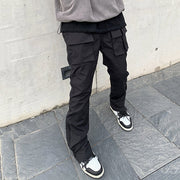 High street performance vibe style trousers zipper street casual trousers