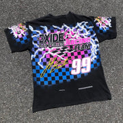 Street Style No.99 Racing Print Short Sleeve T-Shirt