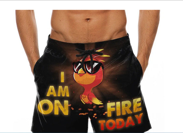 Spoof banana shorts