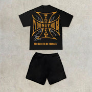 Trendy brand hip-hop fashion street sports suit