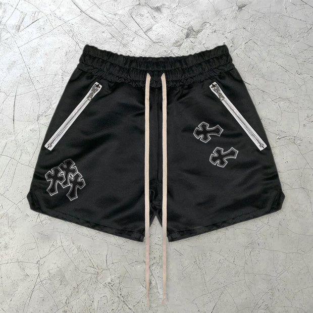 Trendy hip-hop cross retro street shorts