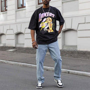 Personalized printed street style round neck short-sleeved T-shirt