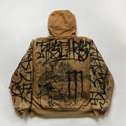 Las Vegas Digital Print Zip-Up Jacket