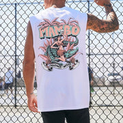 Coconut Graphic Print Vest