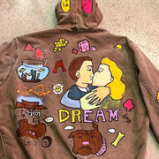 Limited Edition Vintage Graffiti Zip-Up Jacket