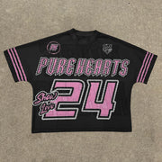 Pure Heart Casual Street Mesh Jersey