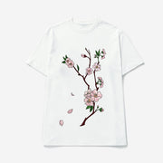 Floral Print Vintage Fashion Short Sleeve T-Shirt