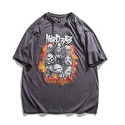 Printed short-sleeved T-shirt