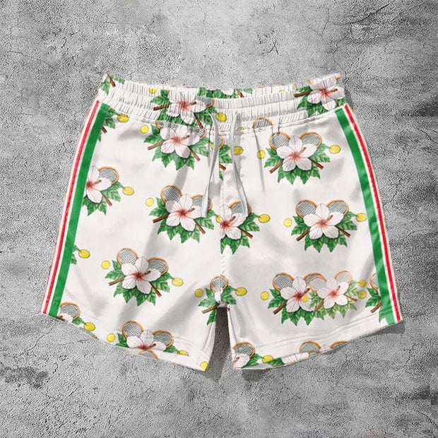Fashion Flower Sports Vacation Shorts