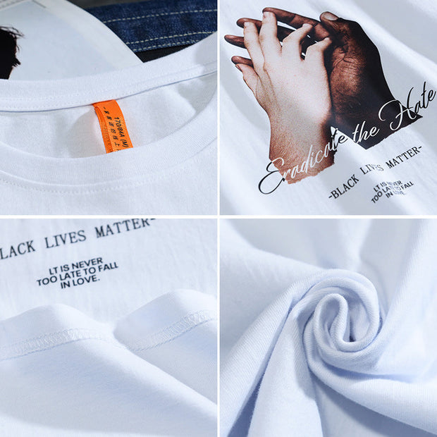 Men's t-shirt trend loose casual