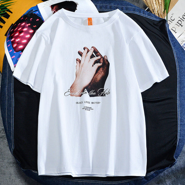 Men's t-shirt trend loose casual