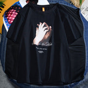 Men's t-shirt trend loose casual