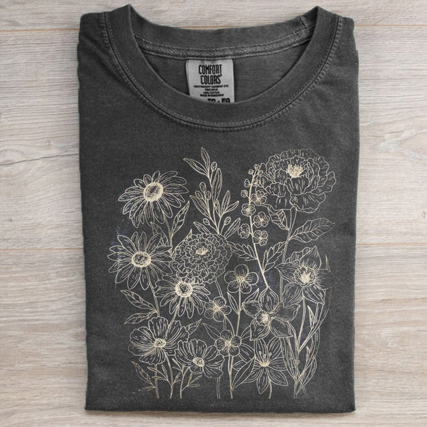 Vintage Pressed Flowers shirt