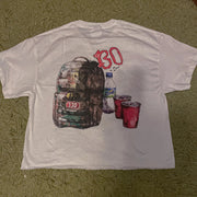 Casual street soldier print T-shirt