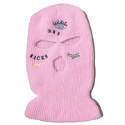 Knitted hat thick three-eye hat
