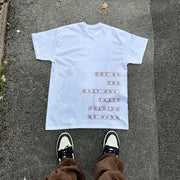 Oversized T-shirt with pop singer print