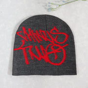 English letter woolen hat outdoor warm hat for men and women