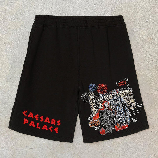 Fashion printed sports shorts