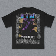 Revenge Print Short Sleeve T-Shirt