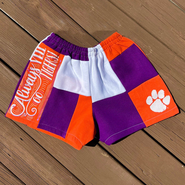 Paneled Varsity Shorts