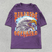 Eagle Graphic Print Short Sleeve T-Shirt