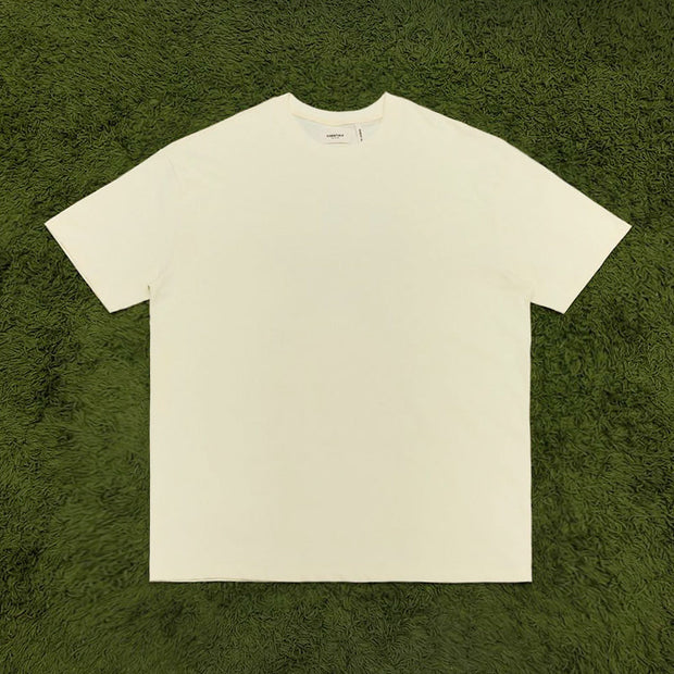 Trendy five-pointed print short-sleeved T-shirt