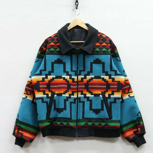 Casual retro woolen coat