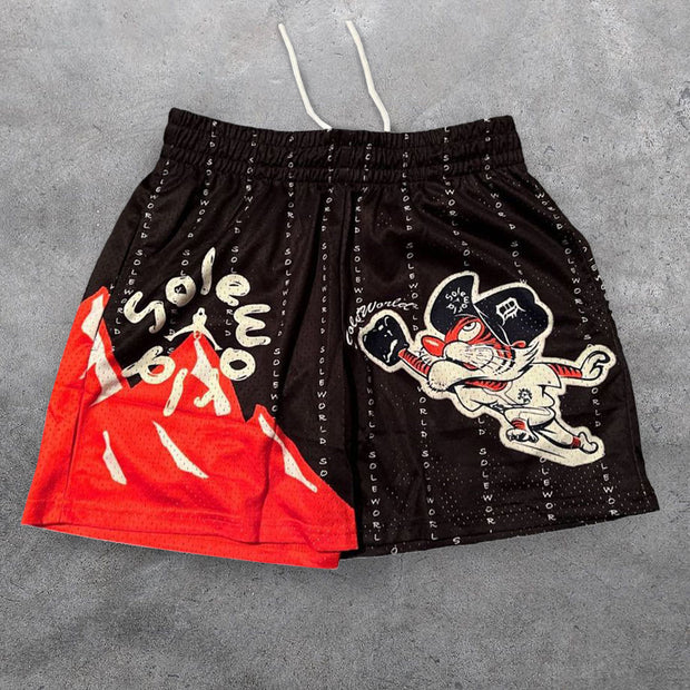 New casual sports vacation mesh shorts