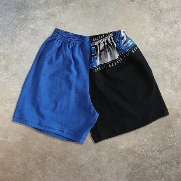 Personalized printing men's casual shorts